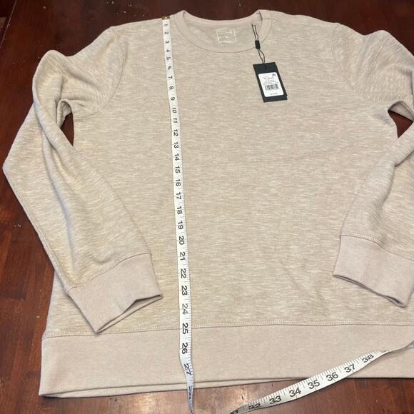 NEW NWT RAILS GOEFFREY OAT HEATHER CREWNECK SWEATER L LARGE - Picture 10 of 10